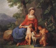 Angelika Kauffmann Maria mit dem Jesusknaben und Johannes mit dem Jesusknaben und Johannes mit dem Lamm oil painting reproduction